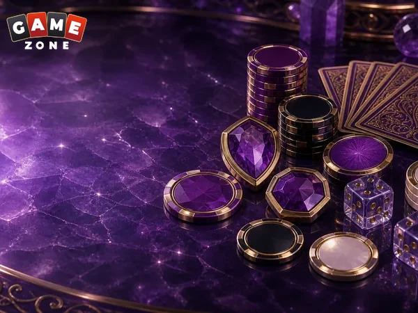 Pool Rummy game screen showing the table layout on GAMEZONE
